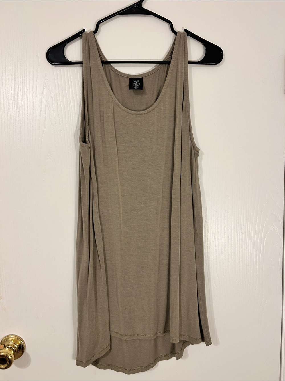 Agnes & Dora Khaki Swing Tank Top
